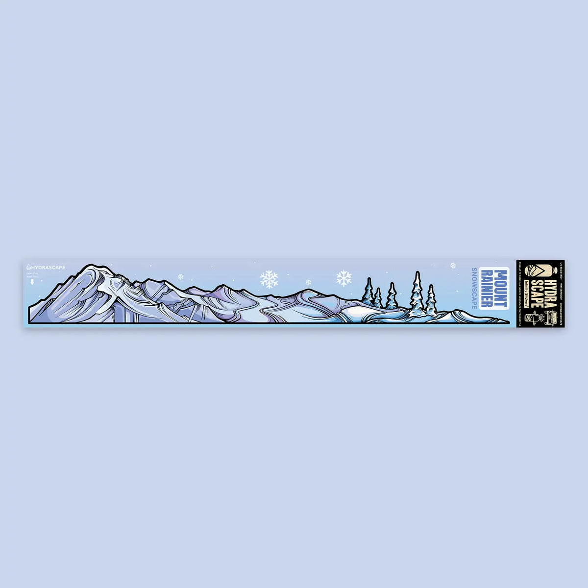 Snowscape: Mount Rainier Infinity Sticker