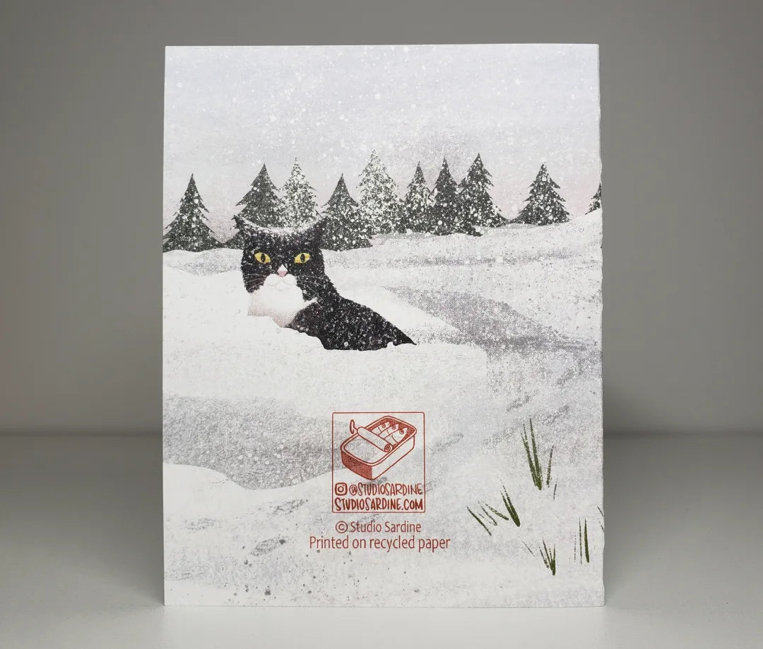 Snow Cat Card | Studio Sardine