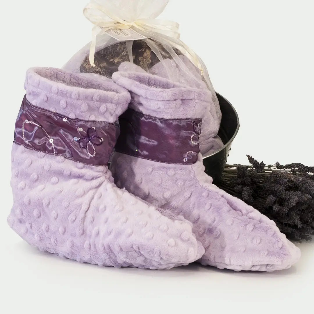 Lavender Spa Booties