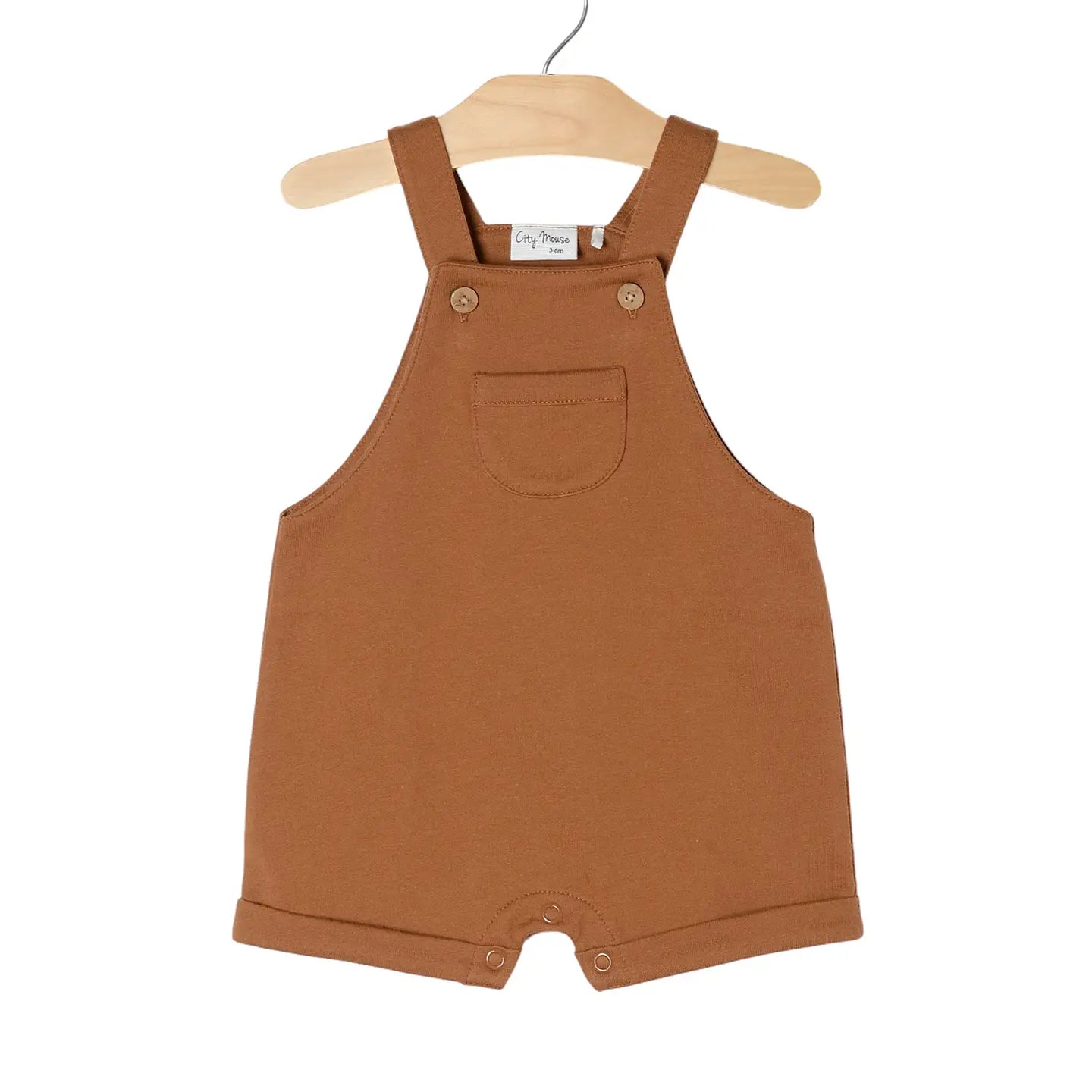 Baby Shortie Overall - Toffee