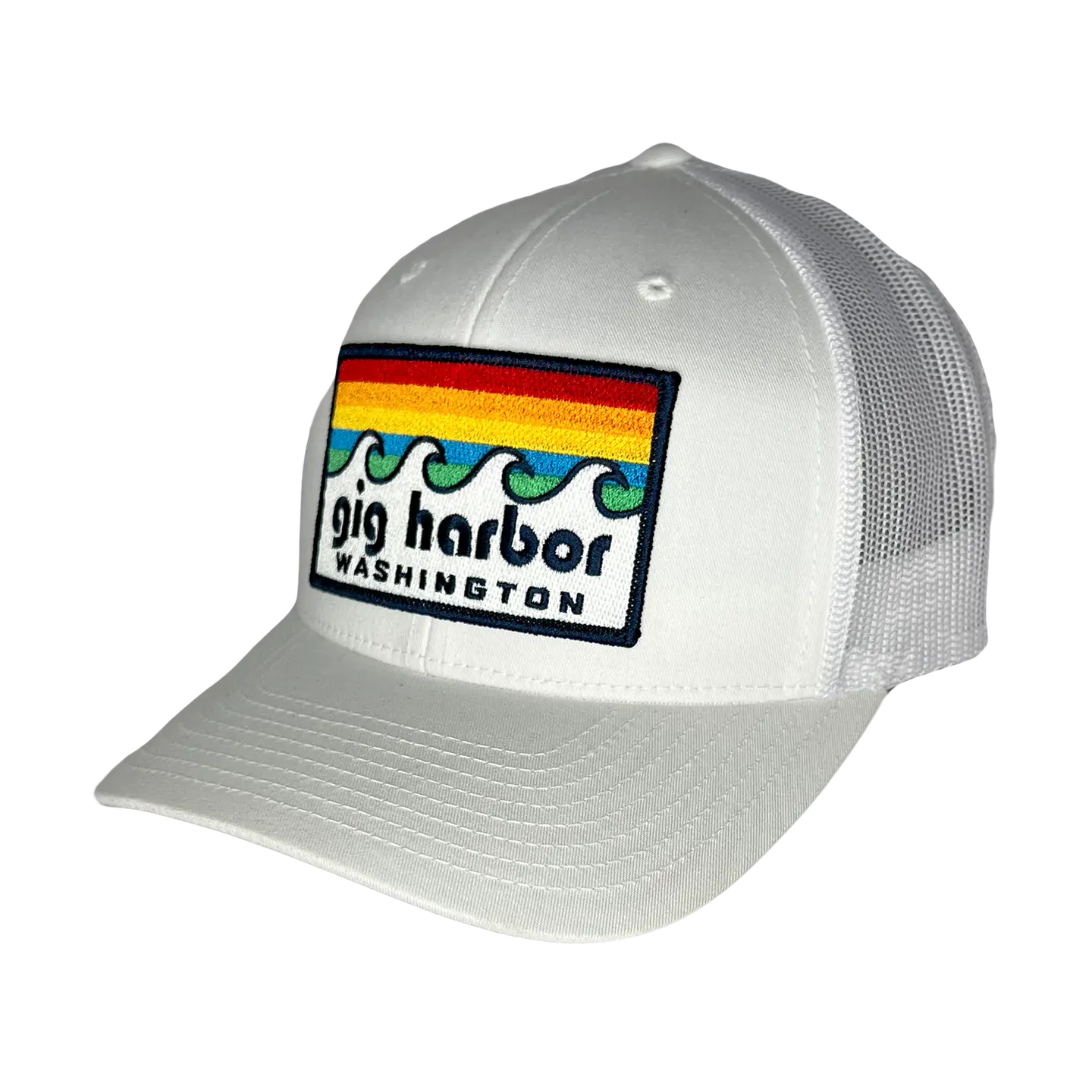 Port Townsend Waves and Stripes Trucker Cap