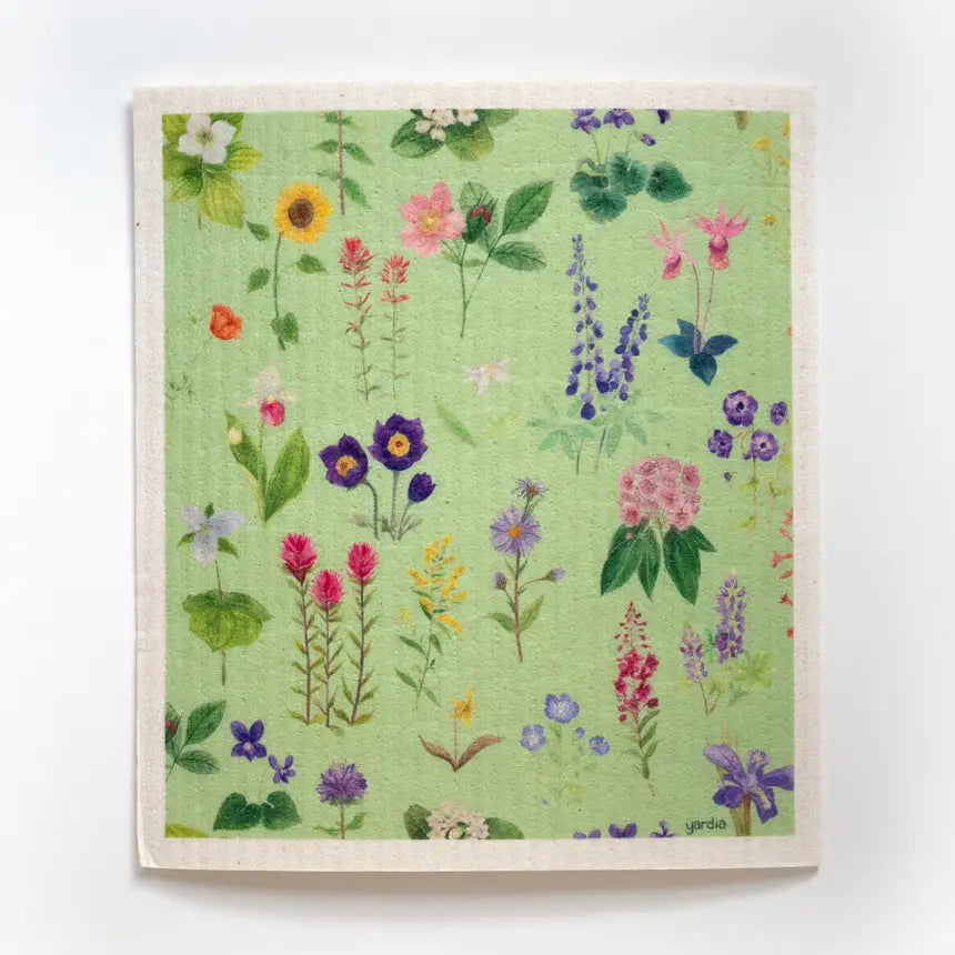 Wildflowers Sponge Cloth